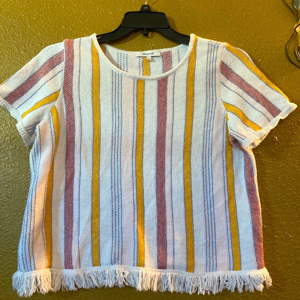 Madewell Blakely Stripe Sweater Tee